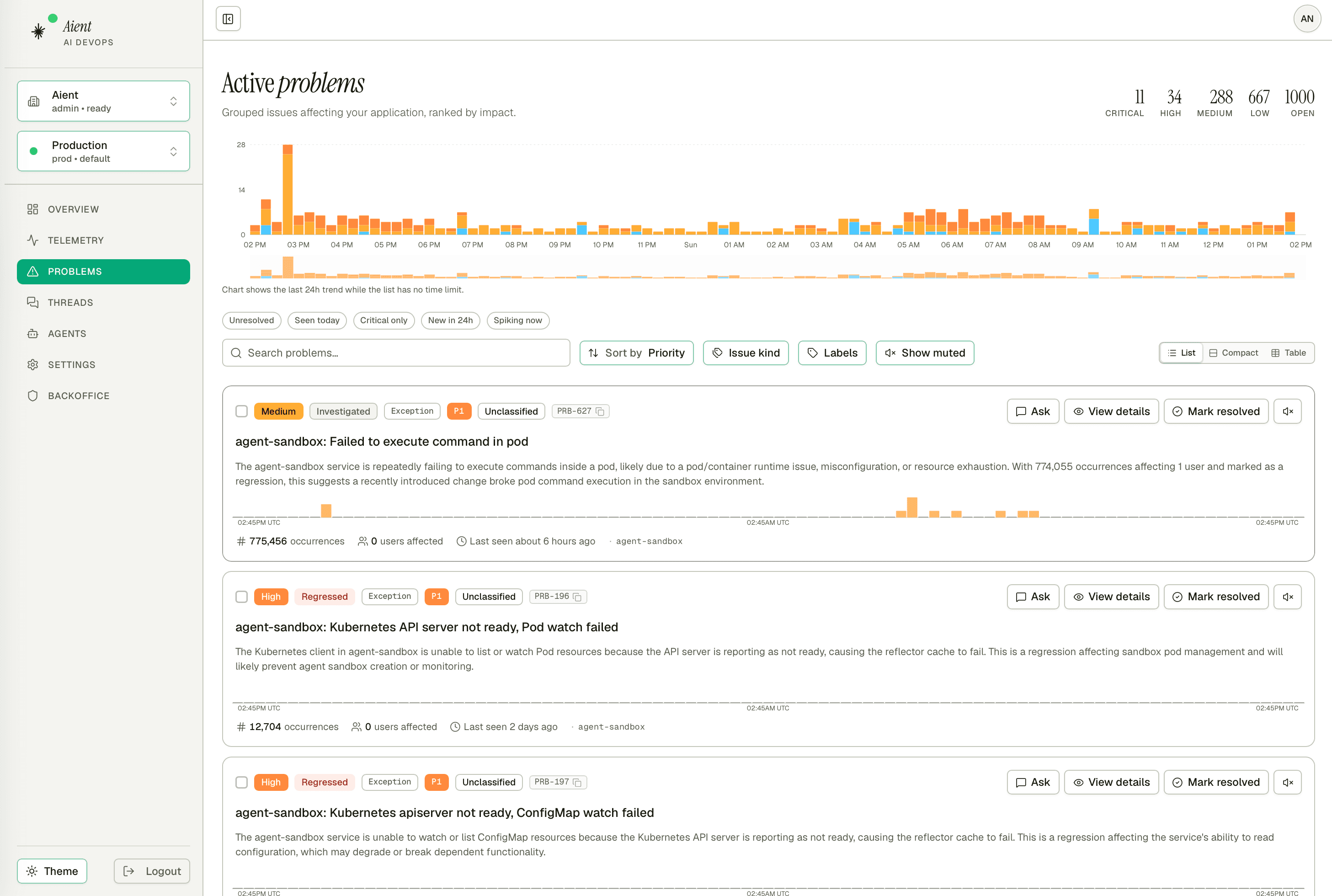 Always-on detection screenshot